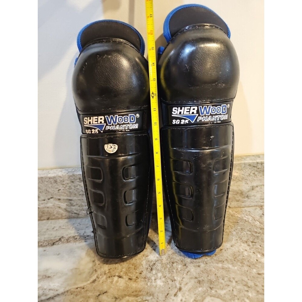 SHER-WOOD Phantom SG 25 Unisex Hockey Shin Pads - Picture 10 of 10